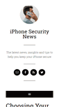 Mobile Screenshot of iphonesecuritynews.com
